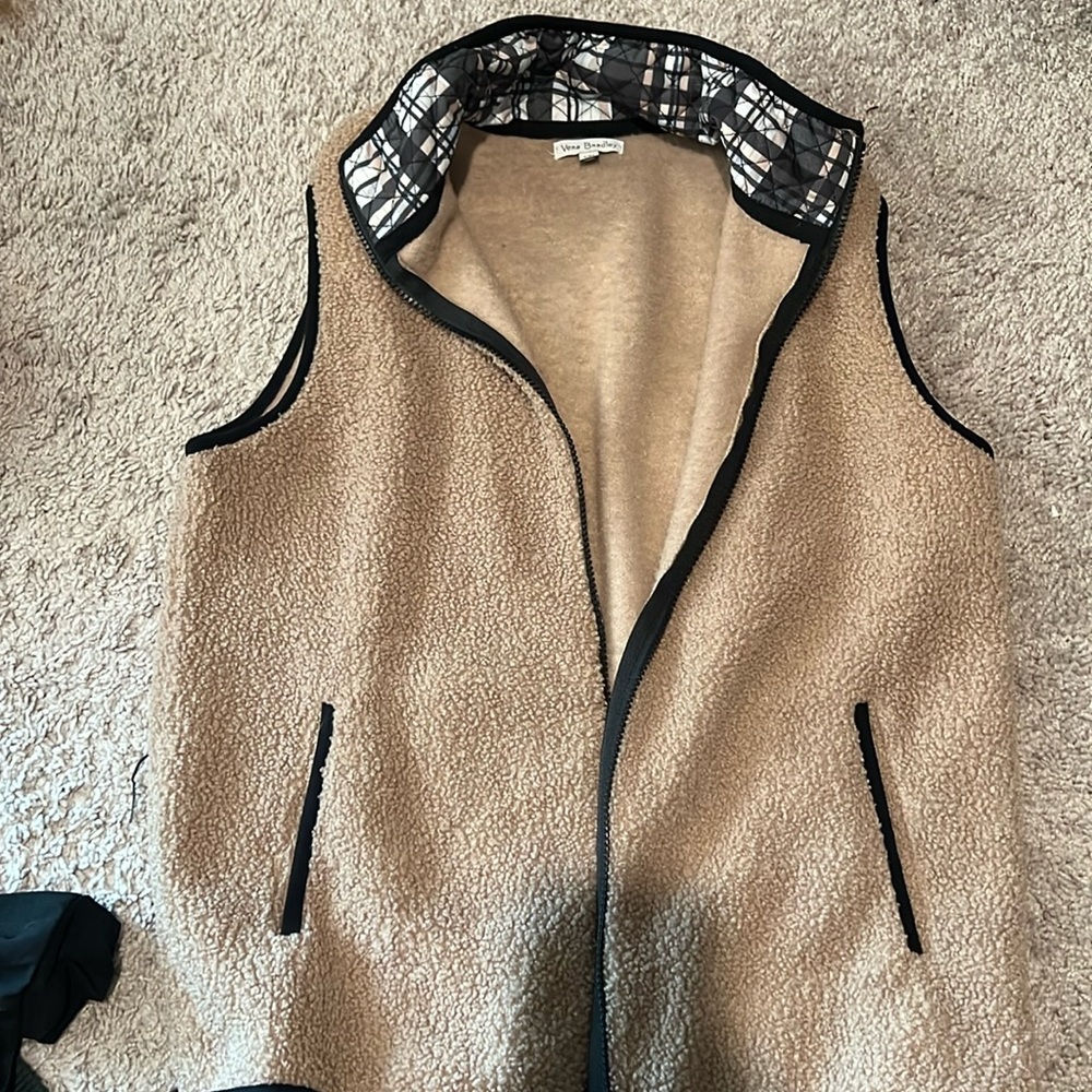 Vera Bradley teddy vest